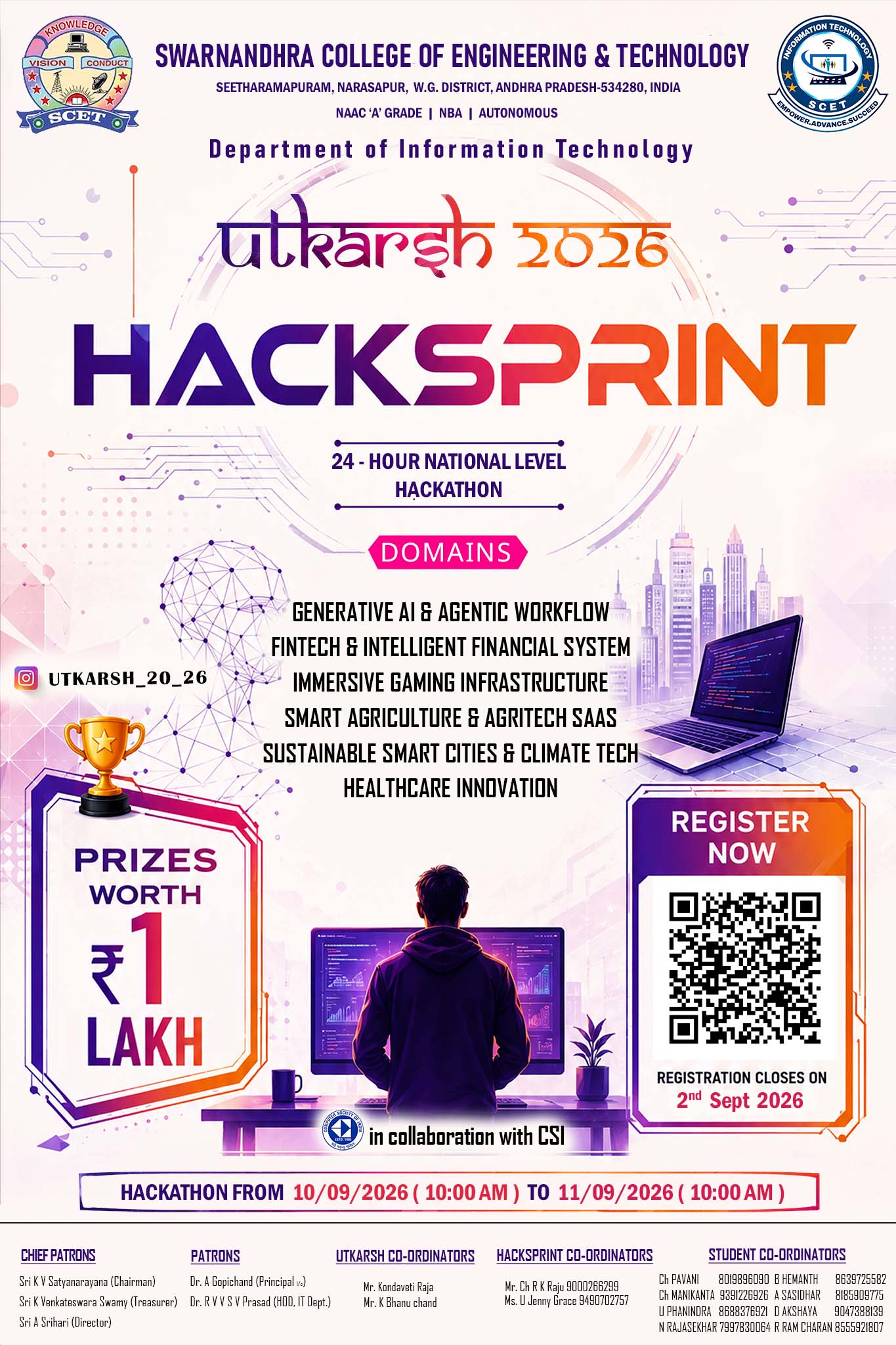 HackSprint 2026 Poster